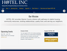 Tablet Screenshot of hotelincbg.com